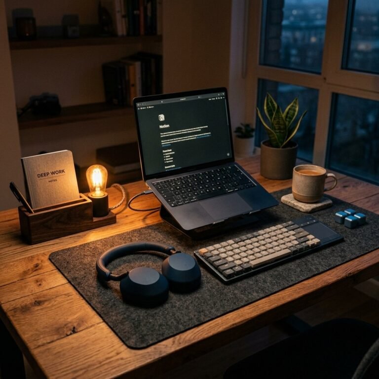 Designing a Sensory-Friendly Workspace for Deep Work and ADHD Focus